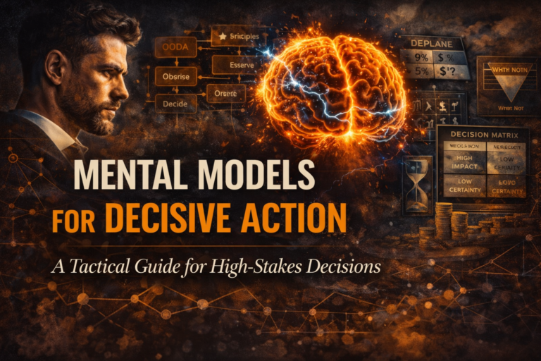 Mental Models for Decisive Action: How High-Stakes Thinkers Cut Through Noise